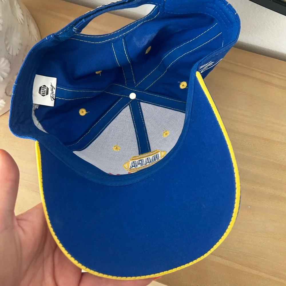 NAPA Racing Blue Yellow Cap NASCAR Ron Capps Martin Truex Jr 56